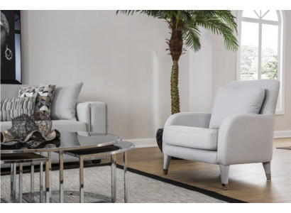 Fotell Sëtzer Design Wunnzëmmer Polster Holz Polster Modern Luxus Gro Nei