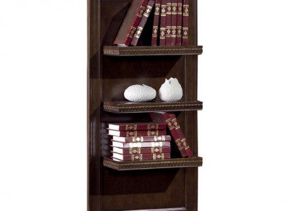 XXL Wunnzëmmer Bibliothéik Massiv Holz 131cm Regal Regaler CD DVD Bicher