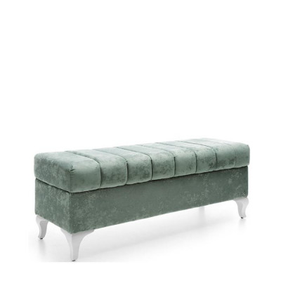 Designer Hocker Chaise Longue Wunnzëmmer Modern Sitzbänk Fousshocker 140 x 43cm Nei