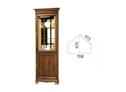 Klassesch Vitrin Vitrinechaf Vitrinen Chafwand Glaschaf - Modell N-WN
