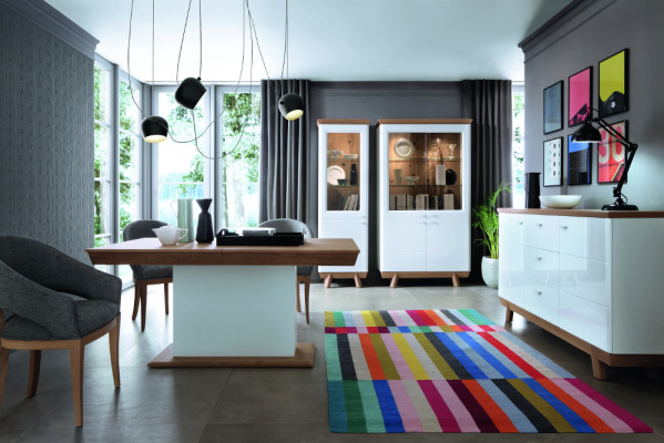 Moderne Vitrinenschaf fir Wunnzëmmer Héichschaf Hotelvitrin Aspen AS-W12