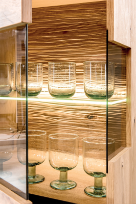 Luxus Glas Modern Vitrine Holz Designer Schaf Vitrinen Regal Regaler Schief.