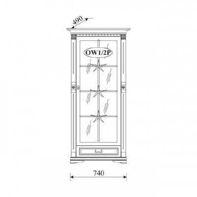 Klassesch Vitrin Vitrineschaf Vitrinen Glasschaf Schaf Kolonial OW1A