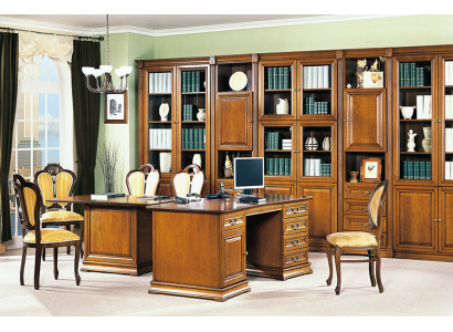 Klassesch Büro Schreifdësch Miwwelen Dësch Büro Chef Schreifdëscher Massivholz SE-S3