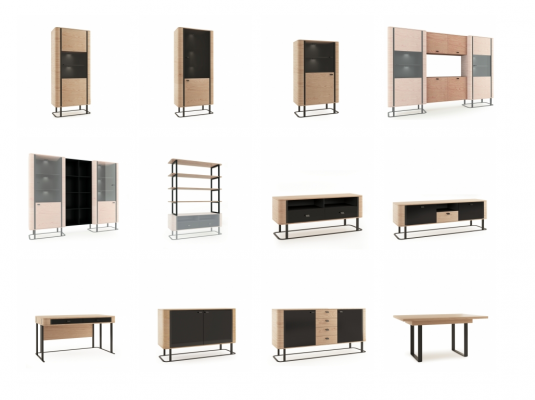 Modern Sideboard Dëscher Sideboards Dekorativ Highboard Kommode Kommoden