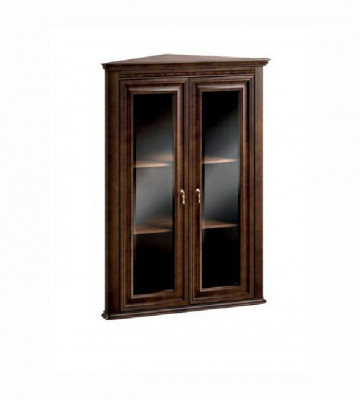 Klassesch Vitrin Vitrinneschaf Eckschaf Eck Vitrinn - Model V-WN Vitrin