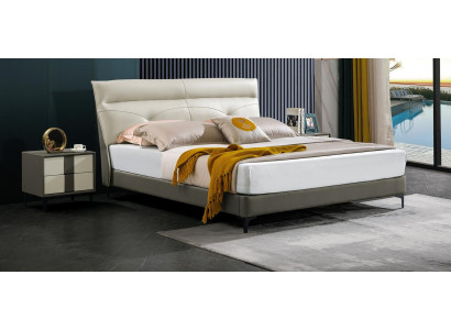 Designer Polster Duebelbett Better Bett Schlofzëmmer Eebett Liederbett Nei A591