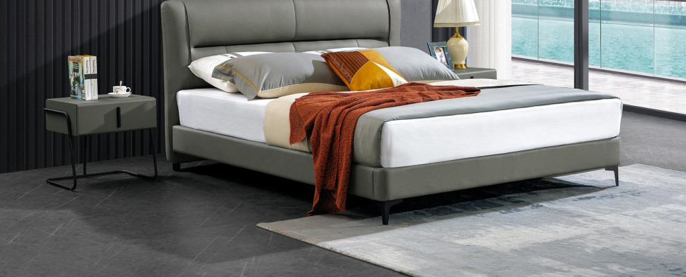 Duebelbett Liederbett Better Designer Bett Konschtlieder Polster Schlofzëmmer Nei