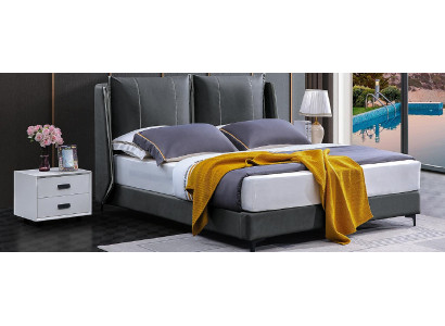 Duebelbett Schlofzëmmer Better Luxus Duebel Bett Beige Hotel Ariichtungen Miwwelen