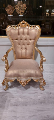 Beige Chesterfield Still antike Stil Stillen Still Barock Rokoko Miwwelen