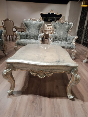 Marmor Couchdësch Design Dëscher Wunnzëmmer Dësch Couchdëscher Holz Miwwelen