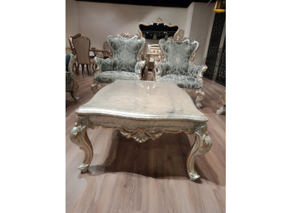 Marmor Couchdësch Design Dëscher Wunnzëmmer Dësch Couchdëscher Holz Miwwelen
