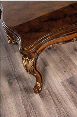 Holz Dësch Niewendësch Miwwelen Luxus Coffeendësch Brong Coffeendëscher Wunnzëmmer