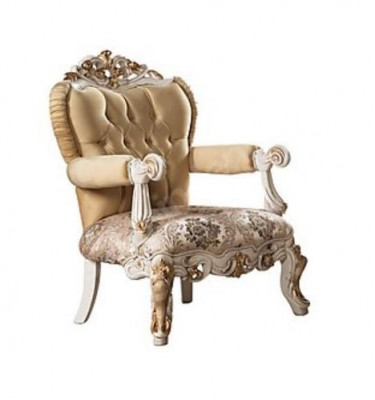Wunnzëmmer Luxus Sofa Beige Sofagarnitur Sofas Fotell 3+1 Sëtz Stoff Design