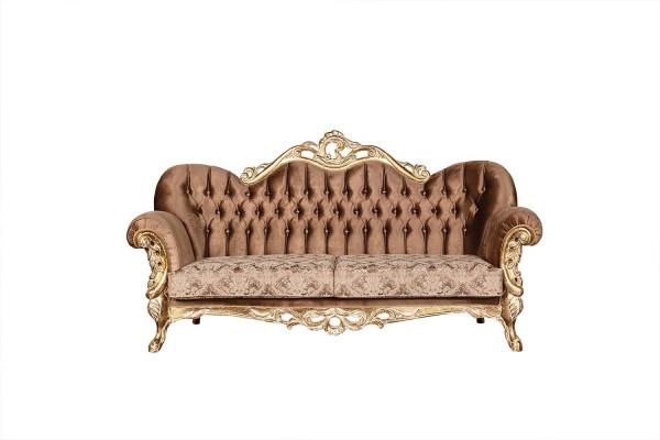 Klassesch dräisëtzer barock Couch Ariichtung 3er franséisch Miwwelen