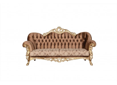 Klassesch dräisëtzer barock Couch Ariichtung 3er franséisch Miwwelen