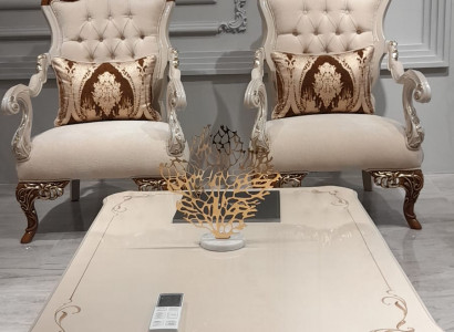 Wunnzëmmer Couchtisch Luxus Dësch 120x72 Dëscher Holzën Dëscher Miwwelen Ariichtung