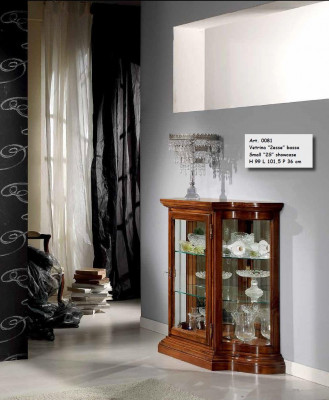 Luxus Holz Vitrine Buffetschaf Design Schief Wäiss Italienesch Miwwelen Schaf Nei