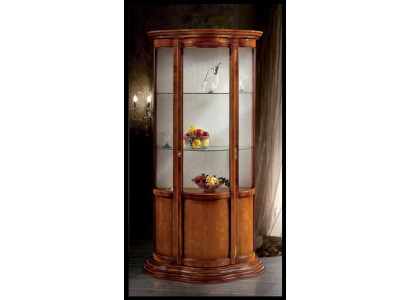 Glasvitrine Luxus Sideboard Schief Cabinetten Braun Vitrin Klassesch Italienesch Miwwelen