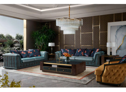 Komplett Garnitur Sofa Polster Couchen 4-Stéck Set Liederdesign Sofas Couch