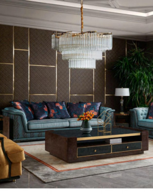 Couchtisch Dësch Sofa Design Dëscher Holz Wunnzëmmer Säitendësch Neit Couch