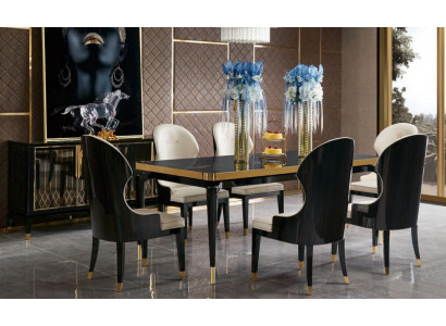 Fotell Stull 1x Iesszëmmer Tëlee Lounge Lieder Sëtz Modern Polsterstull