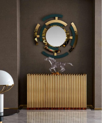 Konsol heichschräin Anrichte Wand Dielen Dësch Modern Konsolendësch