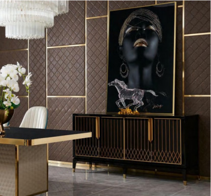 Iessdësch Design Dësch Edelstol Modern Iesszëmmer Wunnzëmmer Kichen