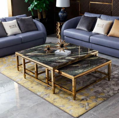 Luxus Wunnzëmmer Miwwelen Sofagarnitur Ledersofa Canapé Polsterset Design