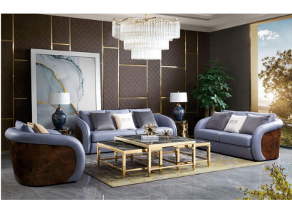 Sofagarnitur 321 Sëtzer Wunlandschaft Sofa Couch Polster Garnitur Sofas Lieder