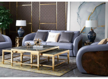 Design Miwwelen Canapé 3 Sëtz Polster Canapéë Wohnzimmer Canapéën Lieder Dräisëtzer