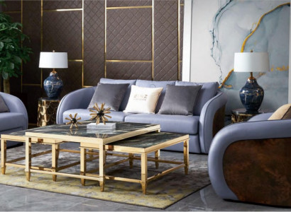 Design Miwwelen Canapé 3 Sëtz Polster Canapéë Wohnzimmer Canapéën Lieder Dräisëtzer