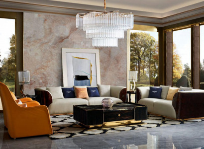 Sofa Garnitur 421 Sëtzer Set Design Sofas Polster Couchen Modern Couch Lieder Nei