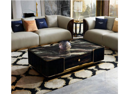 Canapé Dësch Designer Säitendësch Luxus Holz Canapé Dësch Dësch