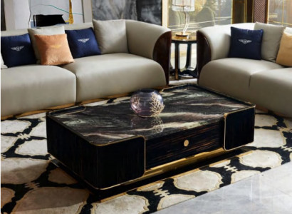 Canapé Dësch Designer Säitendësch Luxus Holz Canapé Dësch Dësch