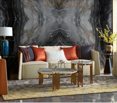 Drësëtzeger Canapé Polster Design Sofa Modern 3er Sëtz Sofas Zëmmer Miwwelen Couchen