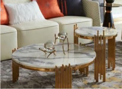 Couchtisch Kaffisdësch Designer Säitentësch Dësch Wunnzëmmertësch Dëscher