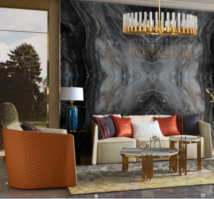 Couchtisch Kaffisdësch Designer Säitentësch Dësch Wunnzëmmertësch Dëscher