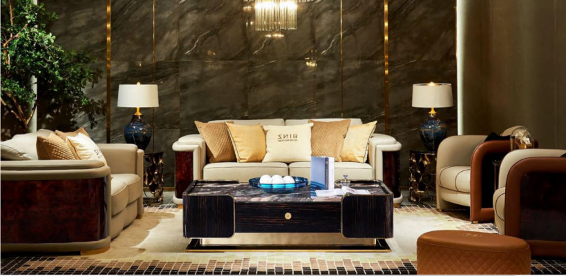 Dreisëtzer Couch Polster Design Canapé Modern 3er Sëtz Zëmmer Miwwelen Luxus