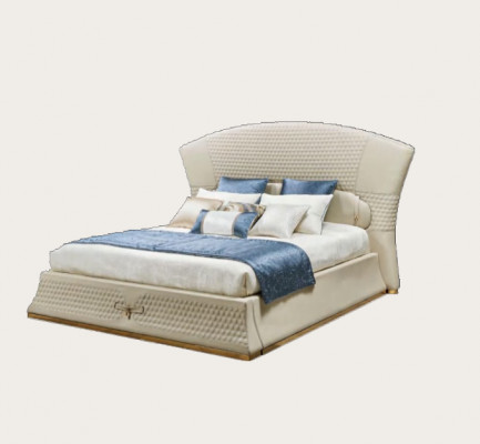 Bett Lieder Schlofzëmmer Miwwelen Luxus Modern Better 3-Stéck Set Boxspring.