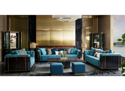 Dreiplazecouch Couch Polstersofa 3-Plaz Textile Couchen Stoff Luxusmiwwelen