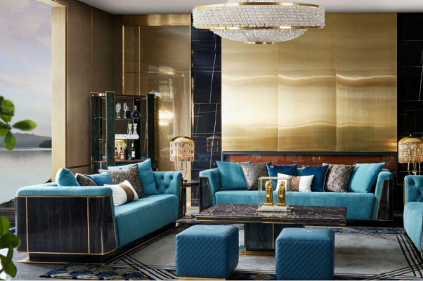 Luxus Canapé Table Kaffisdësch Niewendësch Designer Dësch Wunnzëmmerdësch