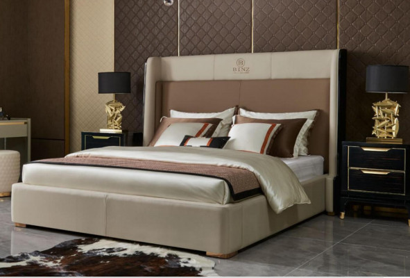 Luxus Hotel Better Duebel Bett Design Holz Modern Bett 180x200 Schlofzëmmer Bestietnes