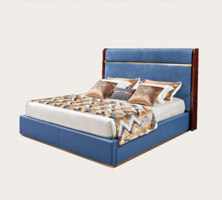 Design Bett 2x Nuetsdësch 3 tlg. Schlofkummer Set Luxus komplett Garnitur