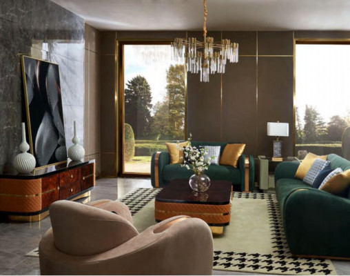 Sofa 2 Sëtzer Luxus Designer Canapé Neie Sofa Luxus Polstersofa Zweesëtzer Neien