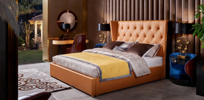 Bett Schlofkummer Miwwelen 6tlg. Lieder Komplett Set Design Luxus Better