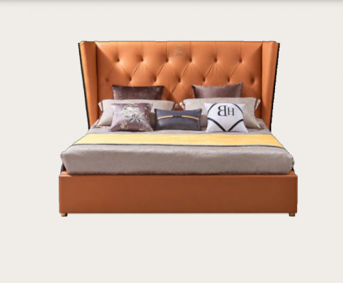 Klassescht Bettgestell Schlofkummer Miwweldesign Better 3-Deeler Set Garnitur