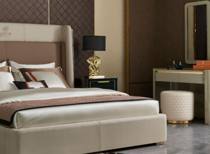 Schminktisch Designer Konsolen Kosmetik Dësch Spigel Kommode Friséier.