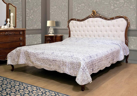 Duebelbett Betten Schlofzëmmer Designbetter Vaccari Miwwelen Massiv Holz Bett Nei