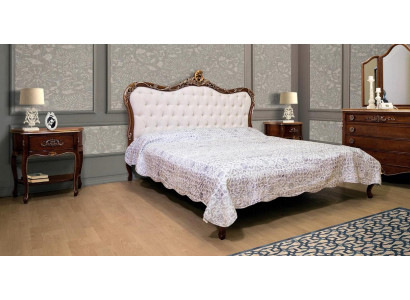 Bett 2x Nuetsdësch 3 tlg. Schlofzëmmer Set Design Miwwelen Modern Luxus Better Nei